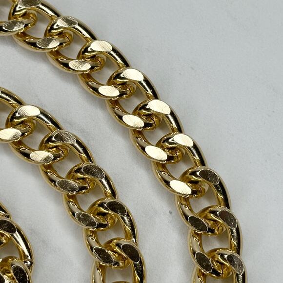 A New Day Chunky Gold Tone Metal Chain Link Belt Small (S) NWT ✨ - Picture 6 of 12
